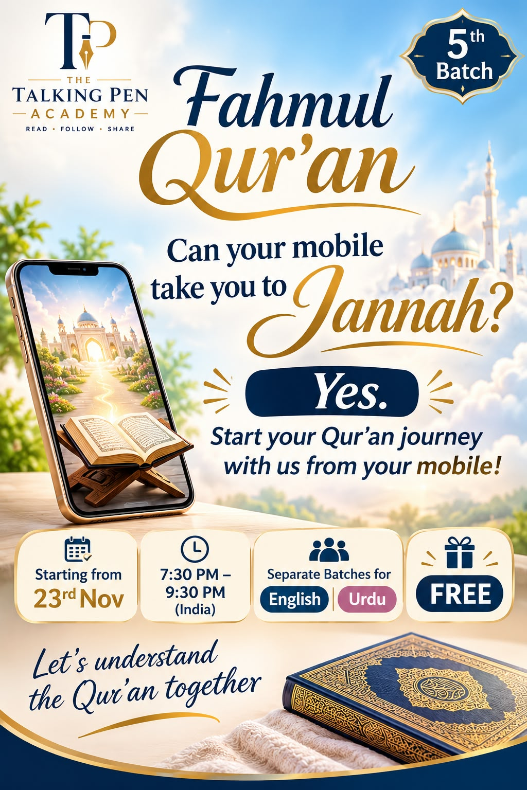 Fahmul Qur’an — 5th Batch